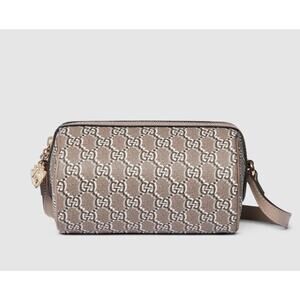 GUCCI  Gg Shadow Mini Shoulder Bag - Taupe Gg Leather NWT
